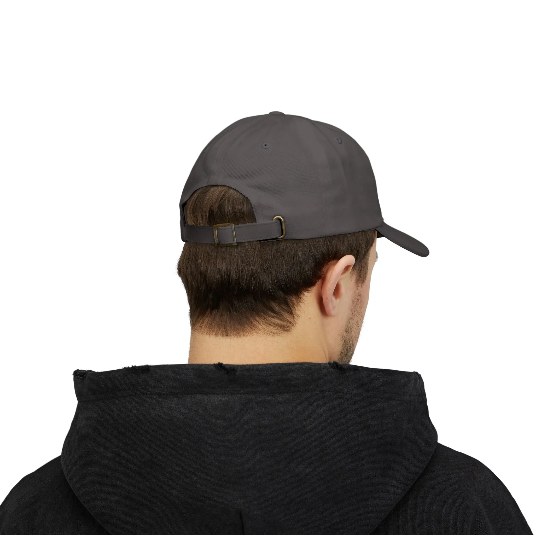 Thrive Leaves Black Embroidery Cap