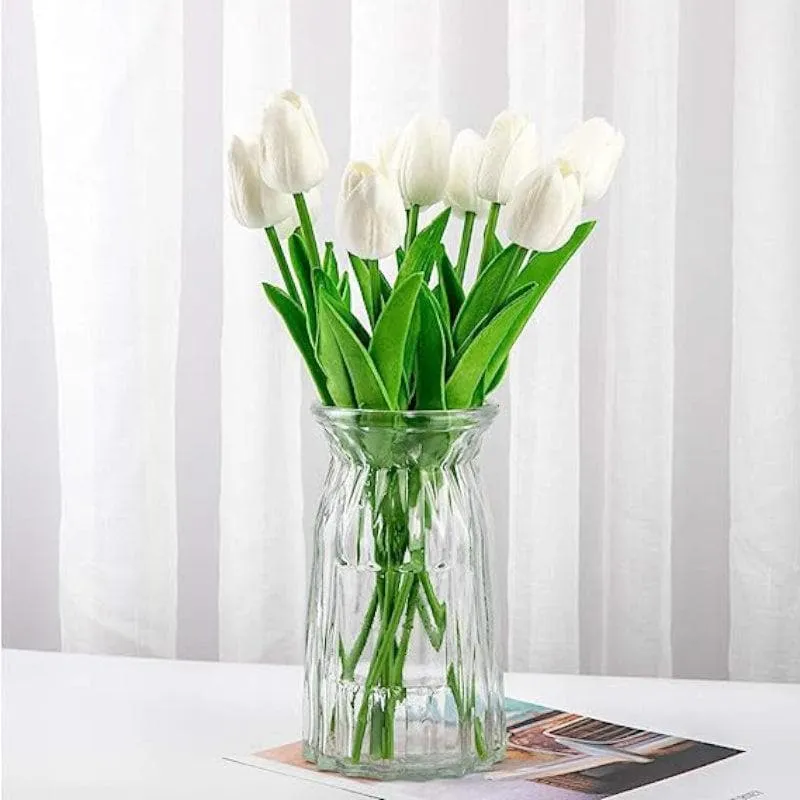 Tulips so Pure Artificial Flower (5 cms) - Set Of Ten